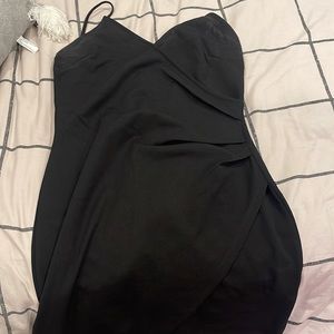black bodycon homecoming dress